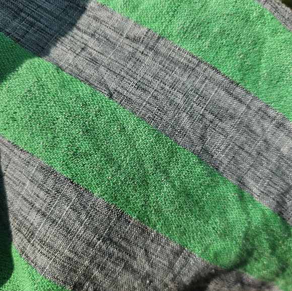 Ace & Jig Green Striped Wide Leg Pants - Picture 6 of 7